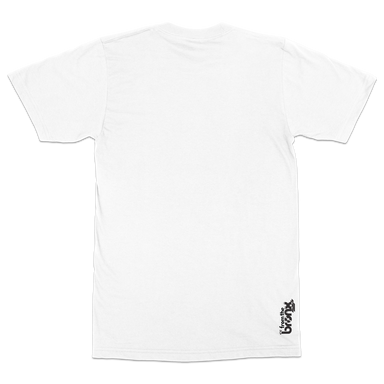 Hip Hop From The Bronx to The World T-shirt Back in White