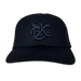 BX Wave Dad Hat in Black/Black Front