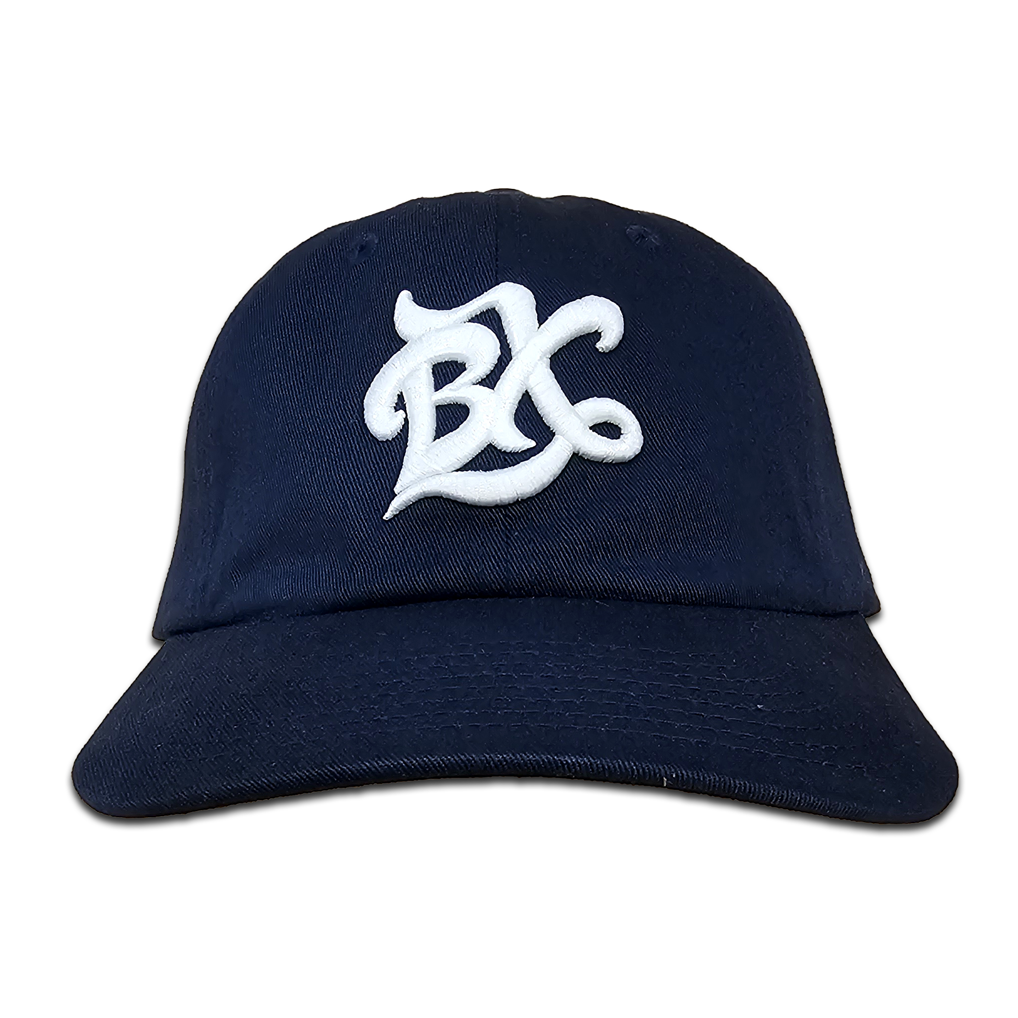 BX Wave Dad Hat in Navy/White Front