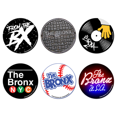 Bronx Circle Sticker 6-Pack
