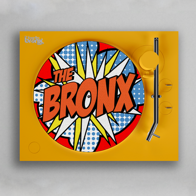 Bronx POW! Slip Mat on Record Player