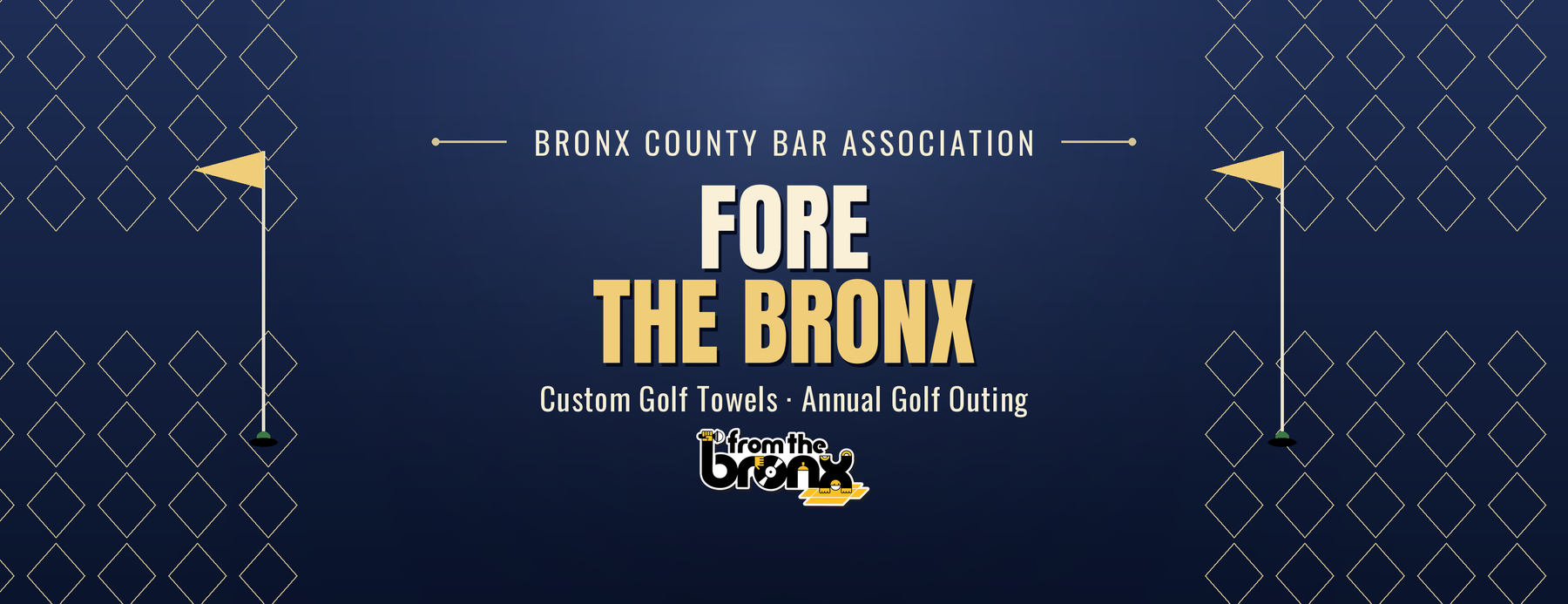 Fore The Bronx — Bronx County Bar Association golf towels