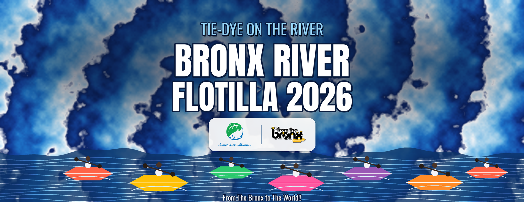 Tie-Dye on the River: Gearing Up the Bronx River Flotilla 2026!