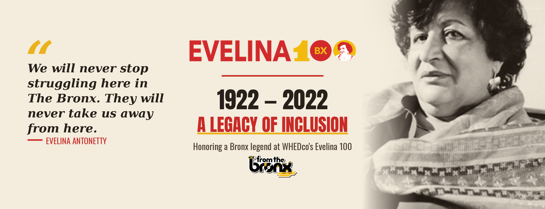 The Official Merch of a Bronx Legend: Our Evelina 100 Pop-Up!