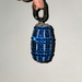 Quarter Water Bag Charm in Blue