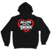 All Love From The Bronx Black Mid Weight Hoodie Back