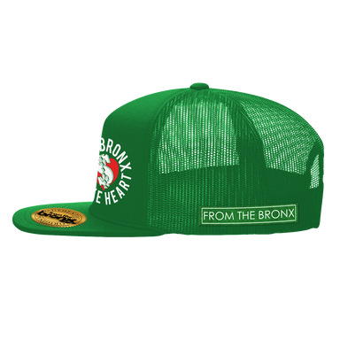 Broke Heart Club Green Trucker Hat Side