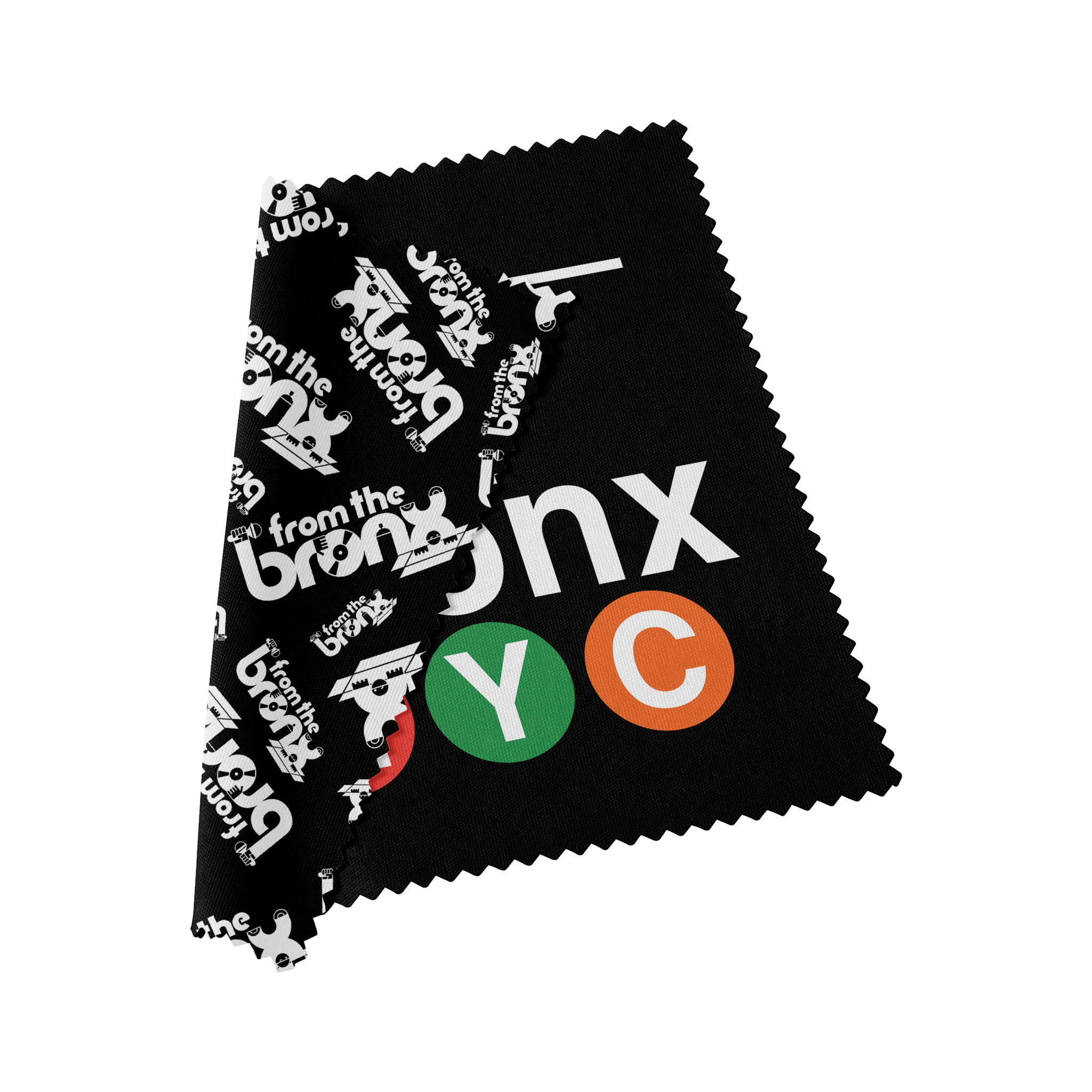 Bronx NYC Microfiber Cloth Back