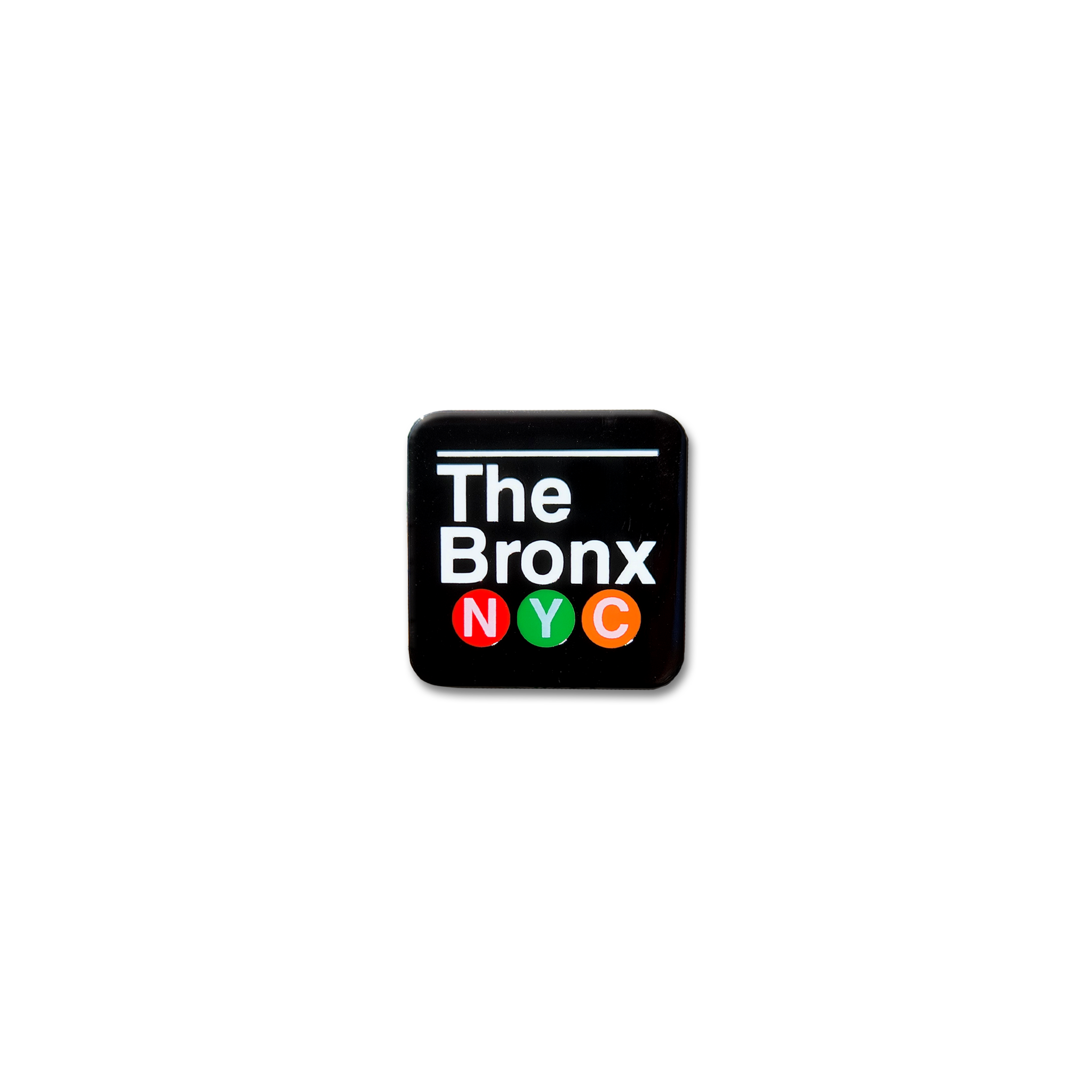 Bronx NYC Hard Enamel Pin Front
