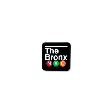Bronx NYC Hard Enamel Pin Front