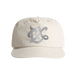 BX Wave Reflective Surf Cap in Bone White Front