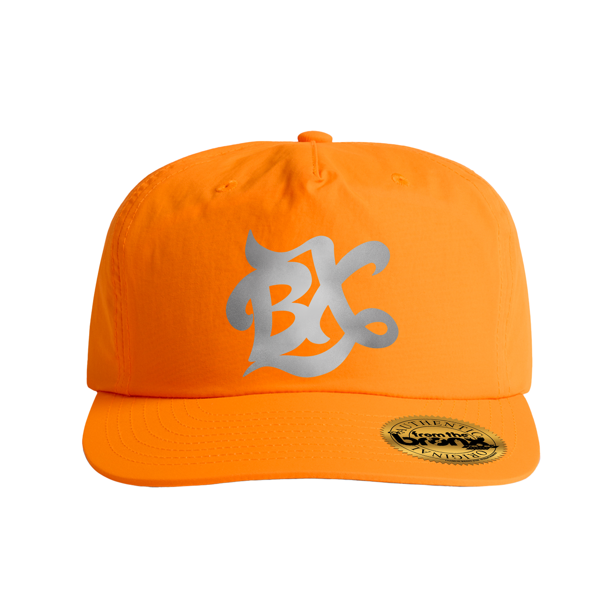 BX Wave Reflective Safety Orange Surf Cap Front