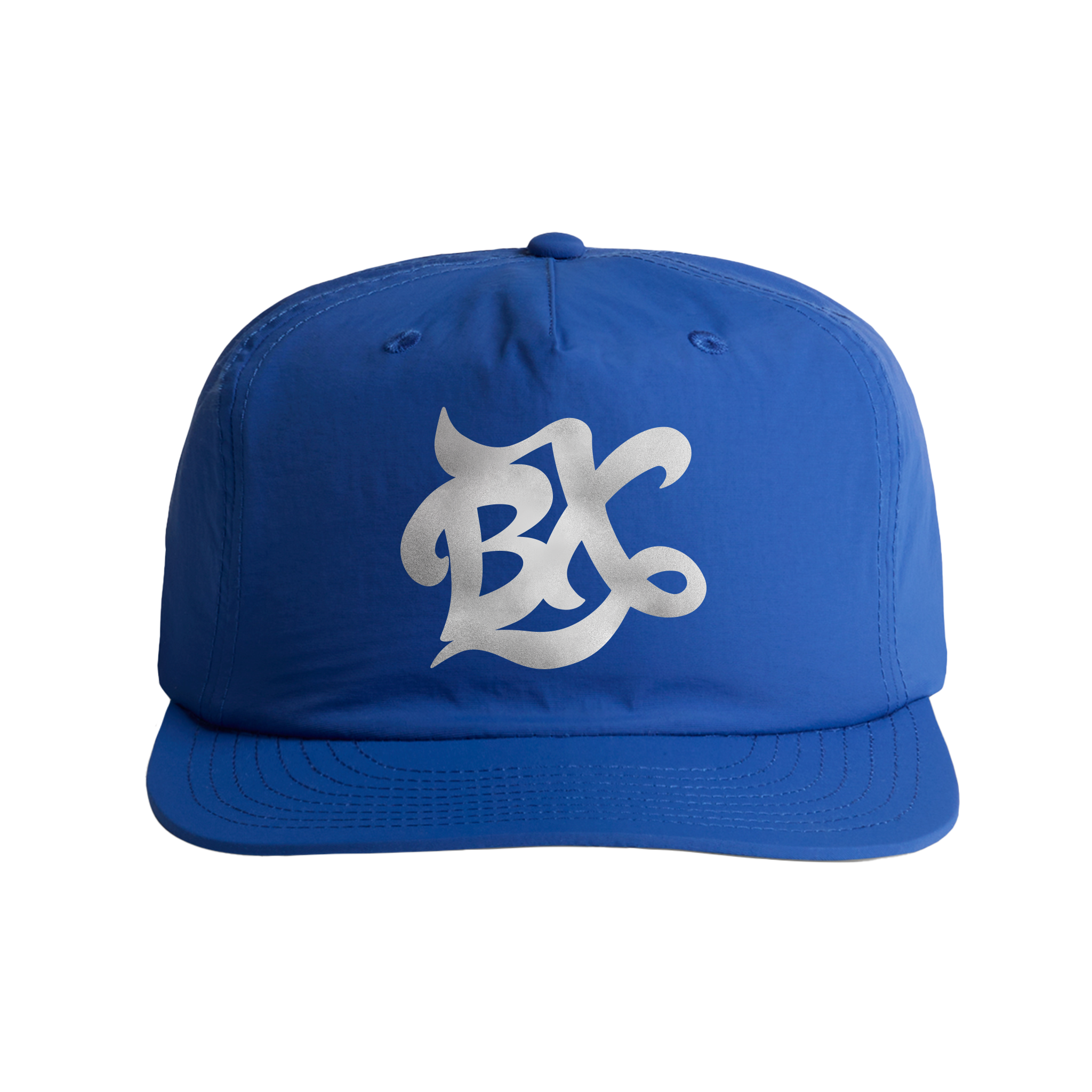 BX Wave Reflective Surf Cap in Royal Blue Front