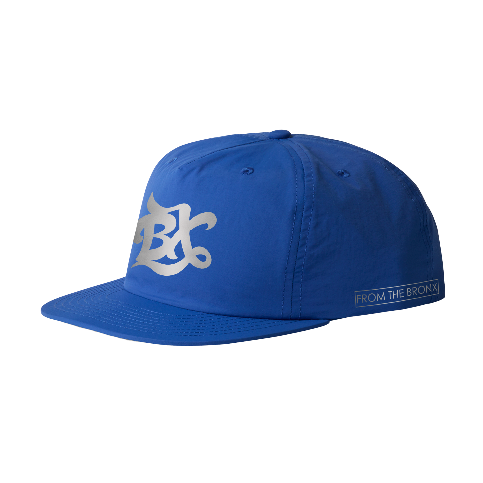 BX Wave Reflective Surf Cap in Royal Blue Side