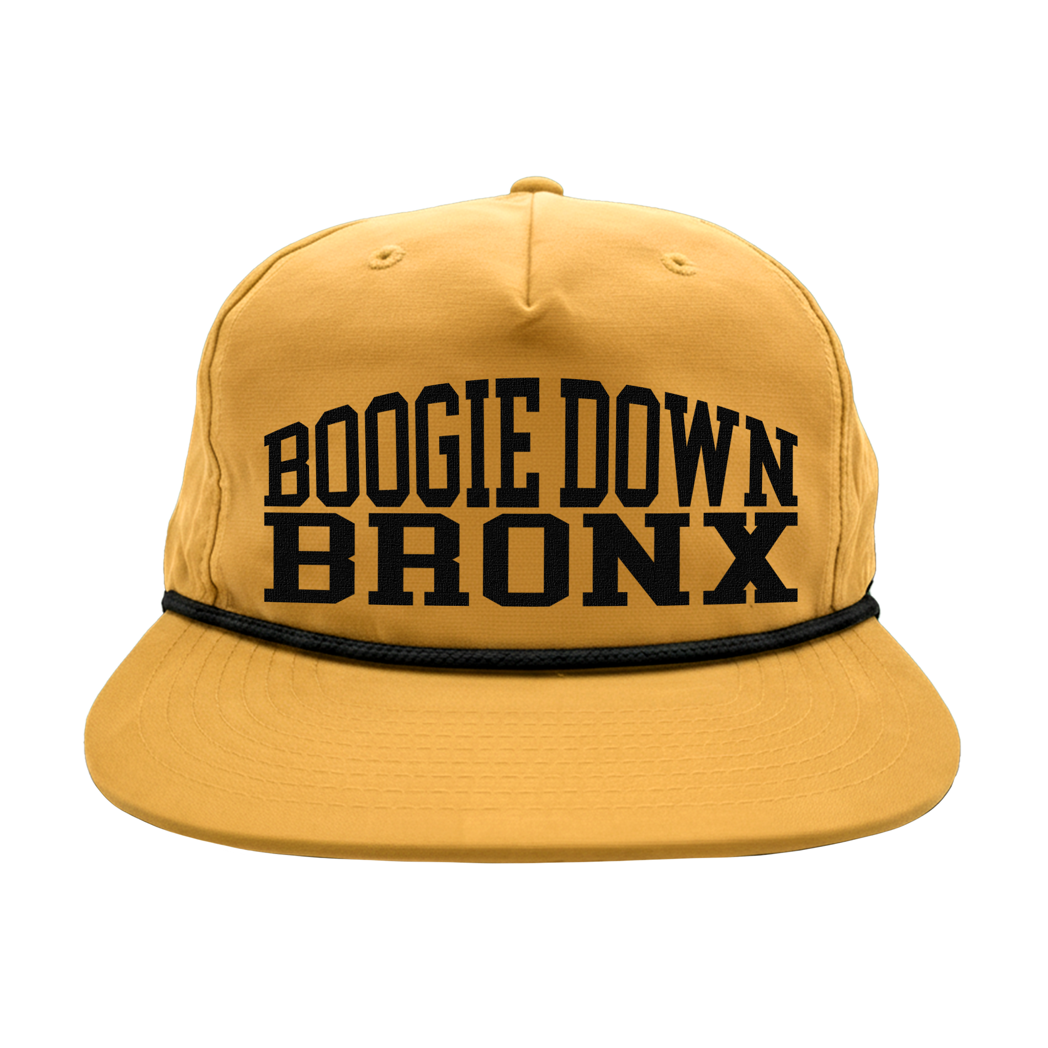 Boogie Down Bronx Granddad Hat in Mustard/Black Front