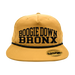 Boogie Down Bronx Mustard Granddad Hat (Black Logo) Front