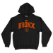 Bronx Collegiate Hoodie Black with Orange Design Front