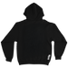 Bronx Collegiate Hoodie Black with White Design Back