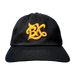 BX Wave Dad Hat in Black/Gold Front