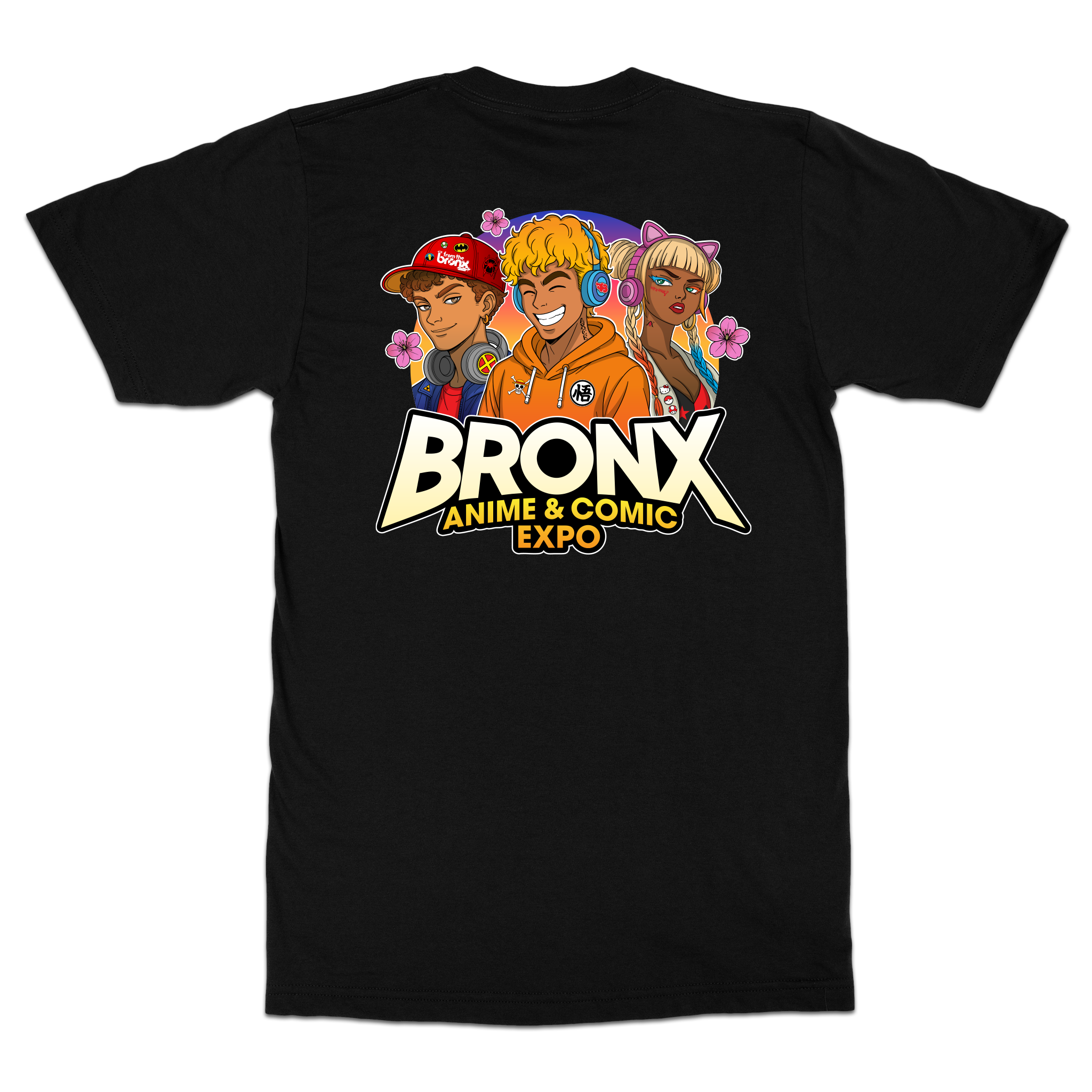 Bronx Anime & Comic Expo T-Shirt Back