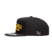 Bronx Dad Snapback Hat Black with Yellow Text Side