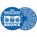 Boogie Down Bronx Slip Mat in Blue Front and Back