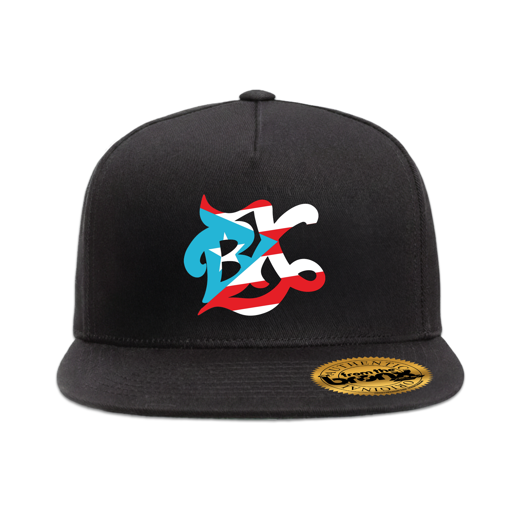 BX Wave Boricua Snapback Hat Front
