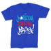 Boricua From The Bronx T-Shirt Blue Front