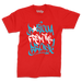 Boricua From The Bronx T-Shirt Red Front