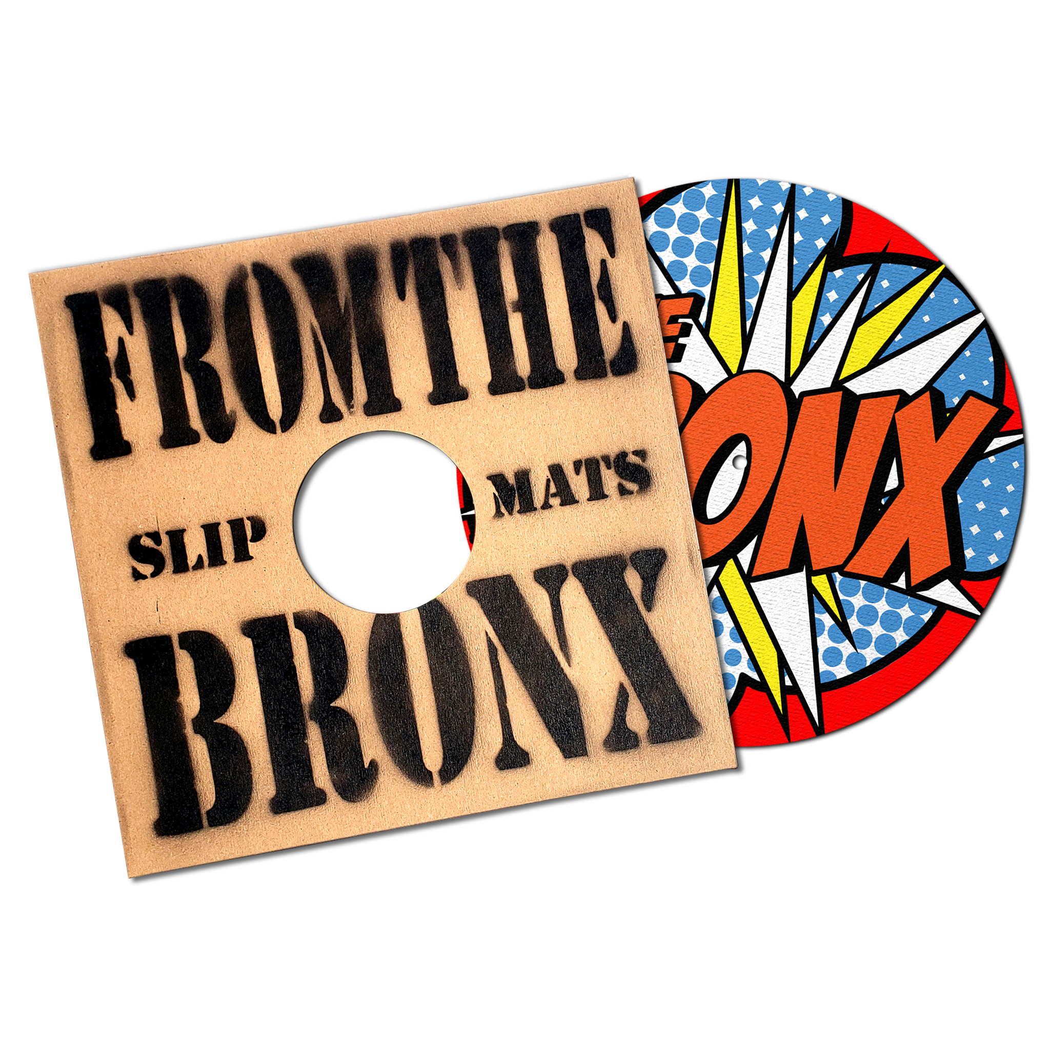 Bronx POW! Slip Mat with Record Jacket
