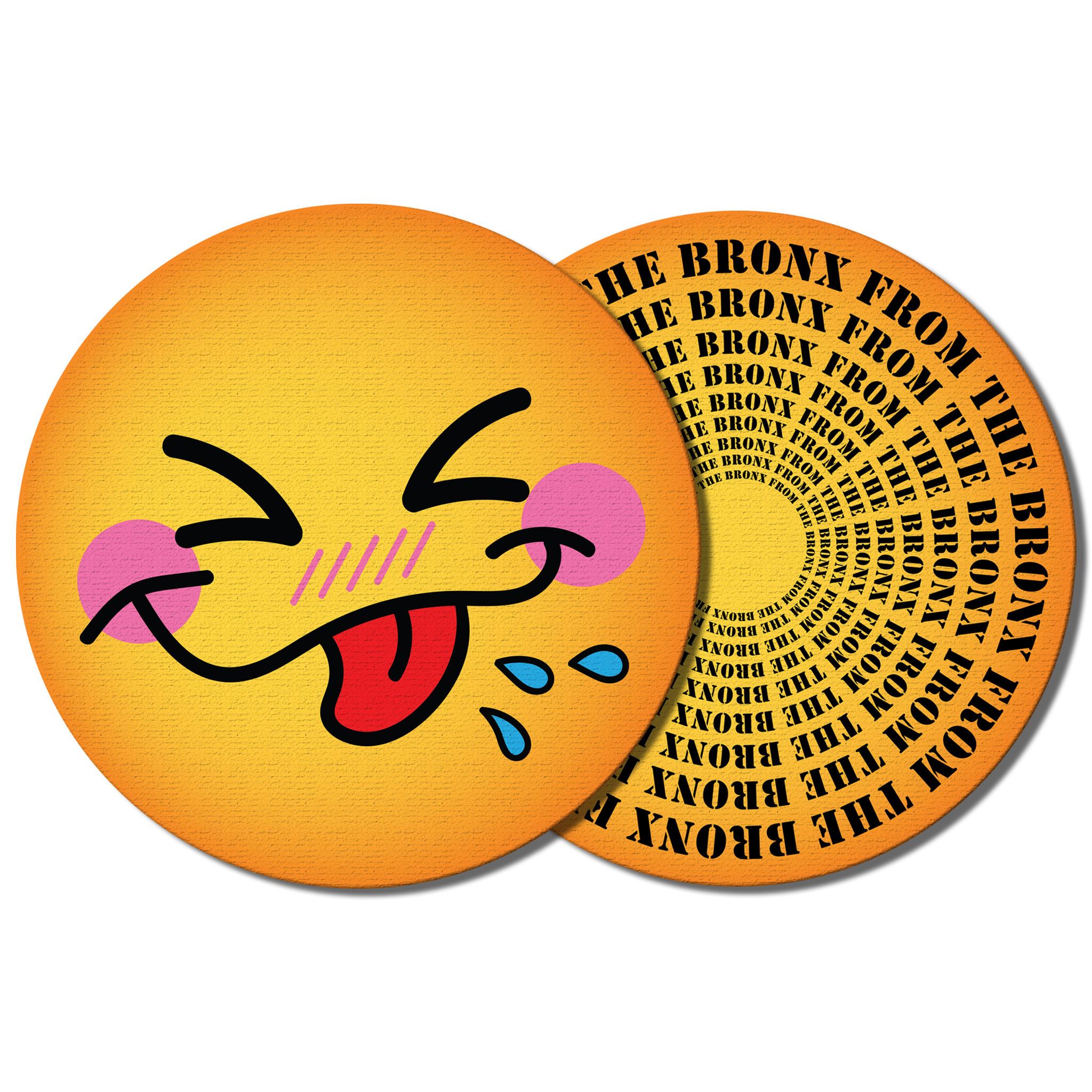 Bronx Cheer Slip Mat Front and Back