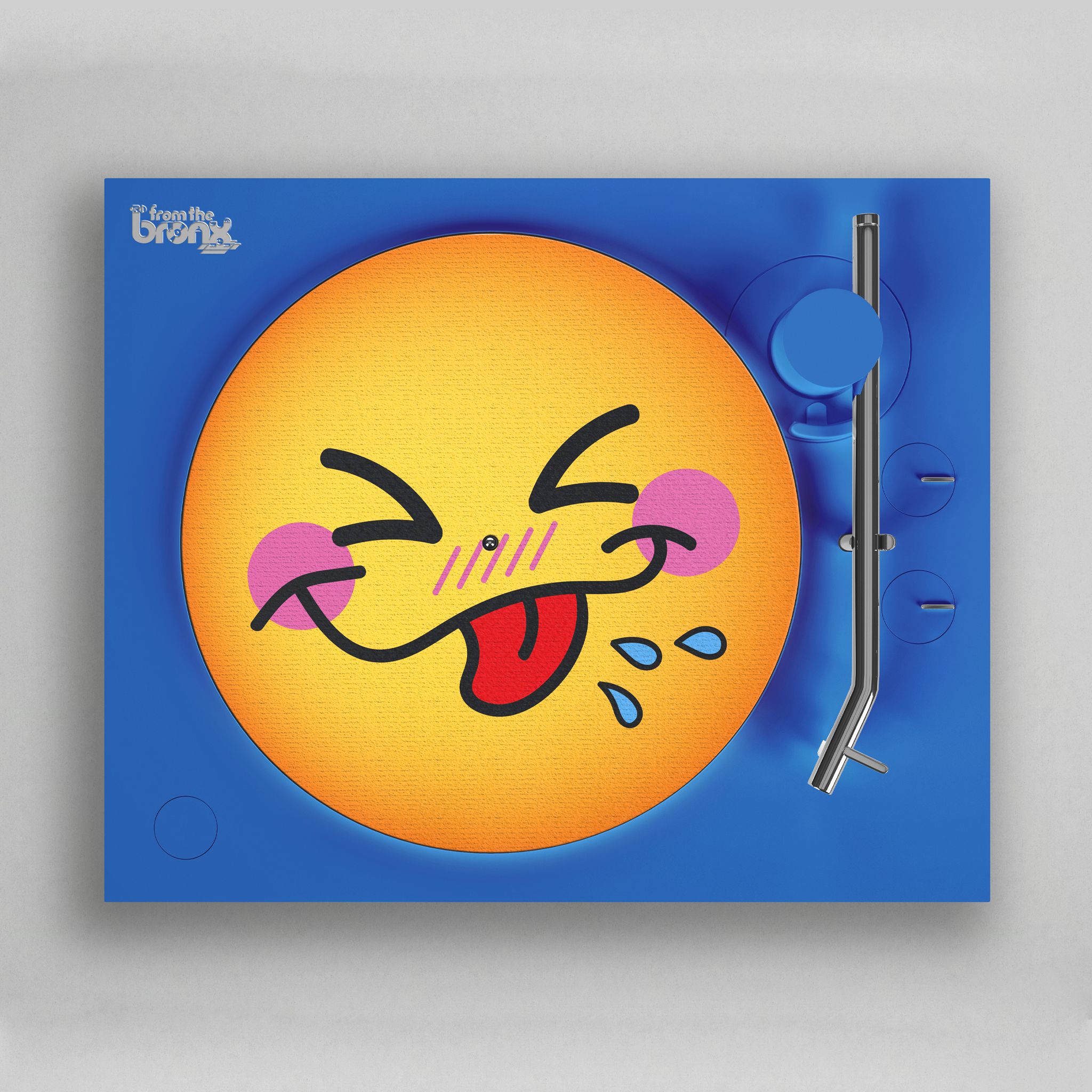 Bronx Cheer Slip Mat on Record Player