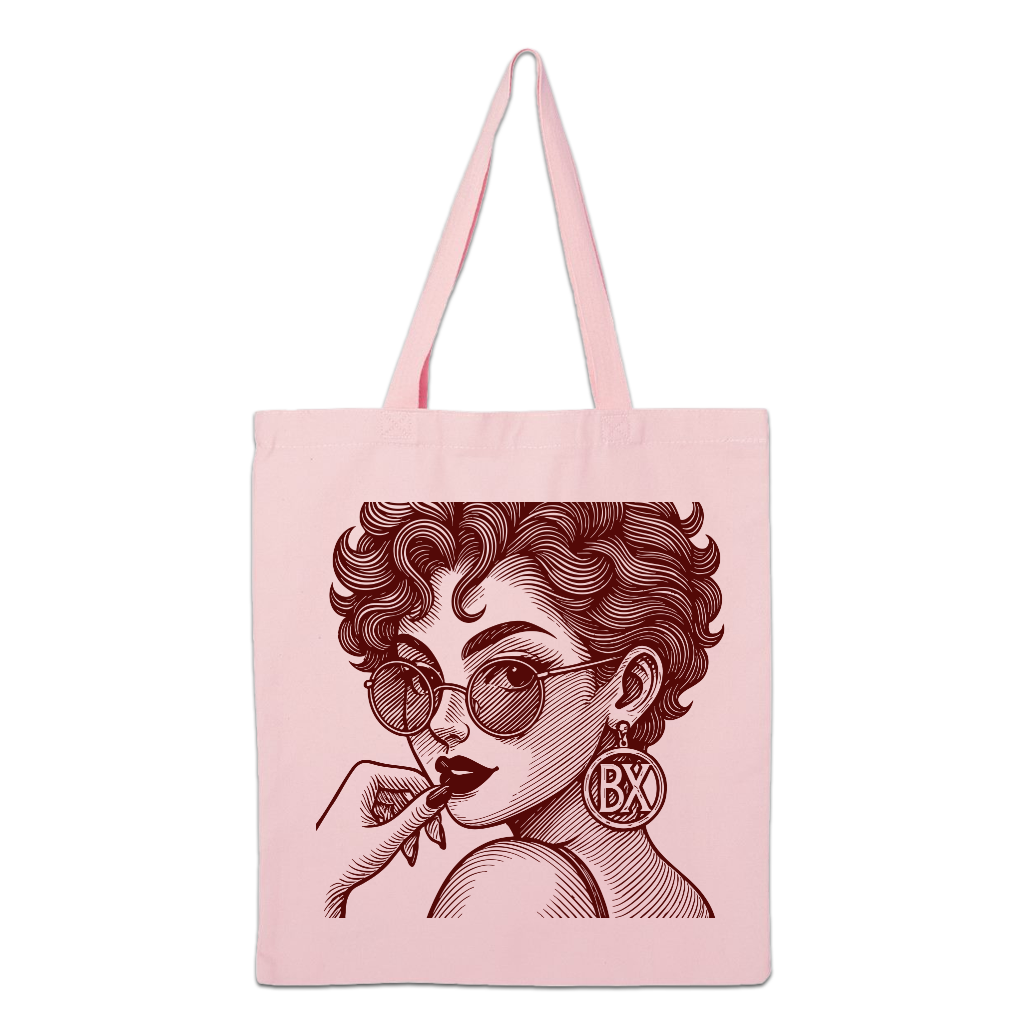 Bronx Girl Summer '25 Anime Edition Tote Front in Pink