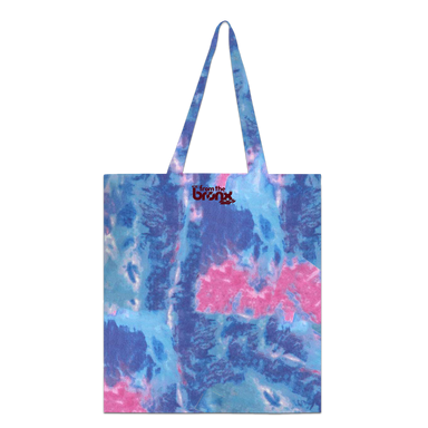 Bronx Girl Summer '25 Anime Edition Tote Back in Blue/Pink Tie Dye