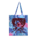 Bronx Girl Summer '25 Anime Edition Tote Front in Blue/Pink Tie Dye