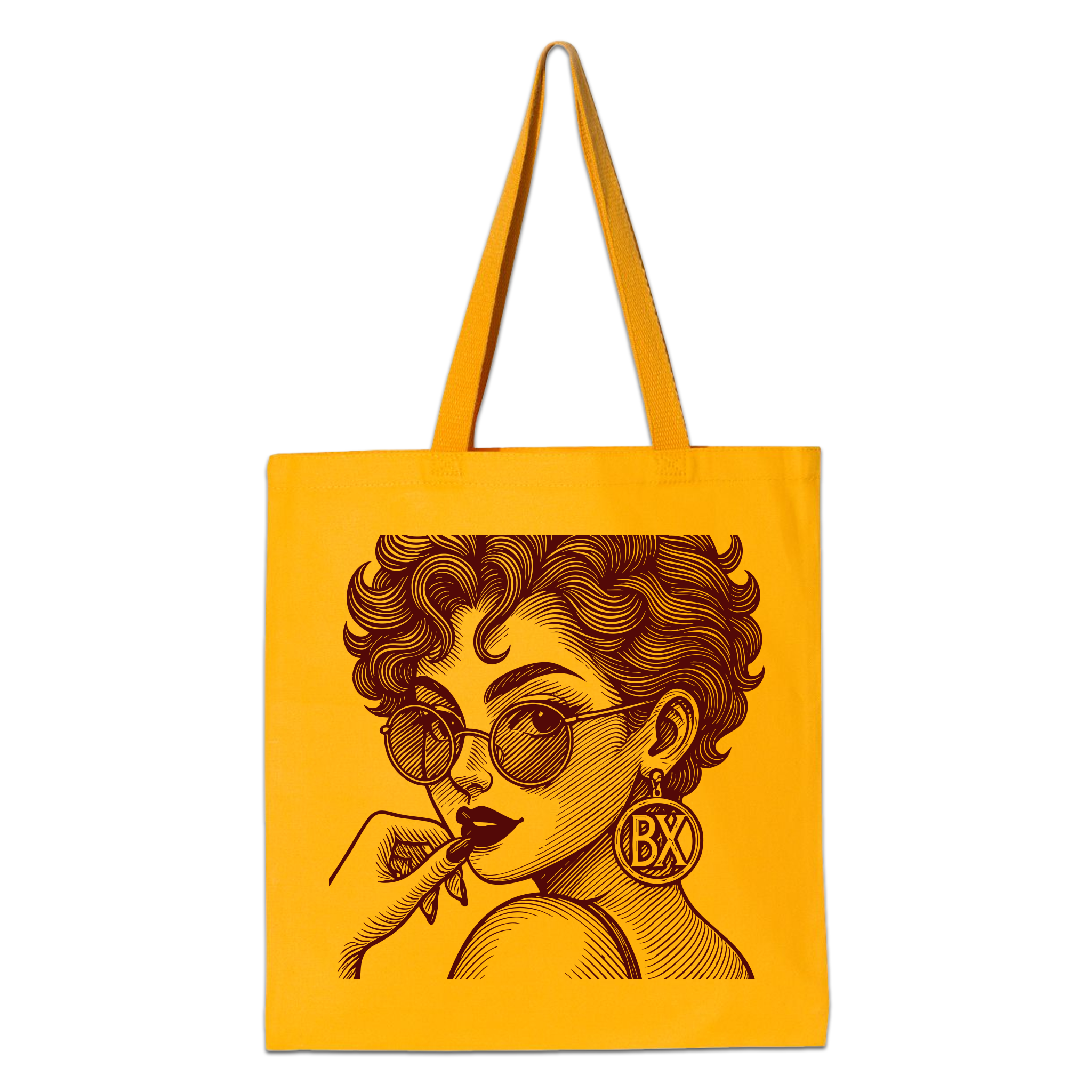 Bronx Girl Summer '25 Anime Edition Tote Front in Gold