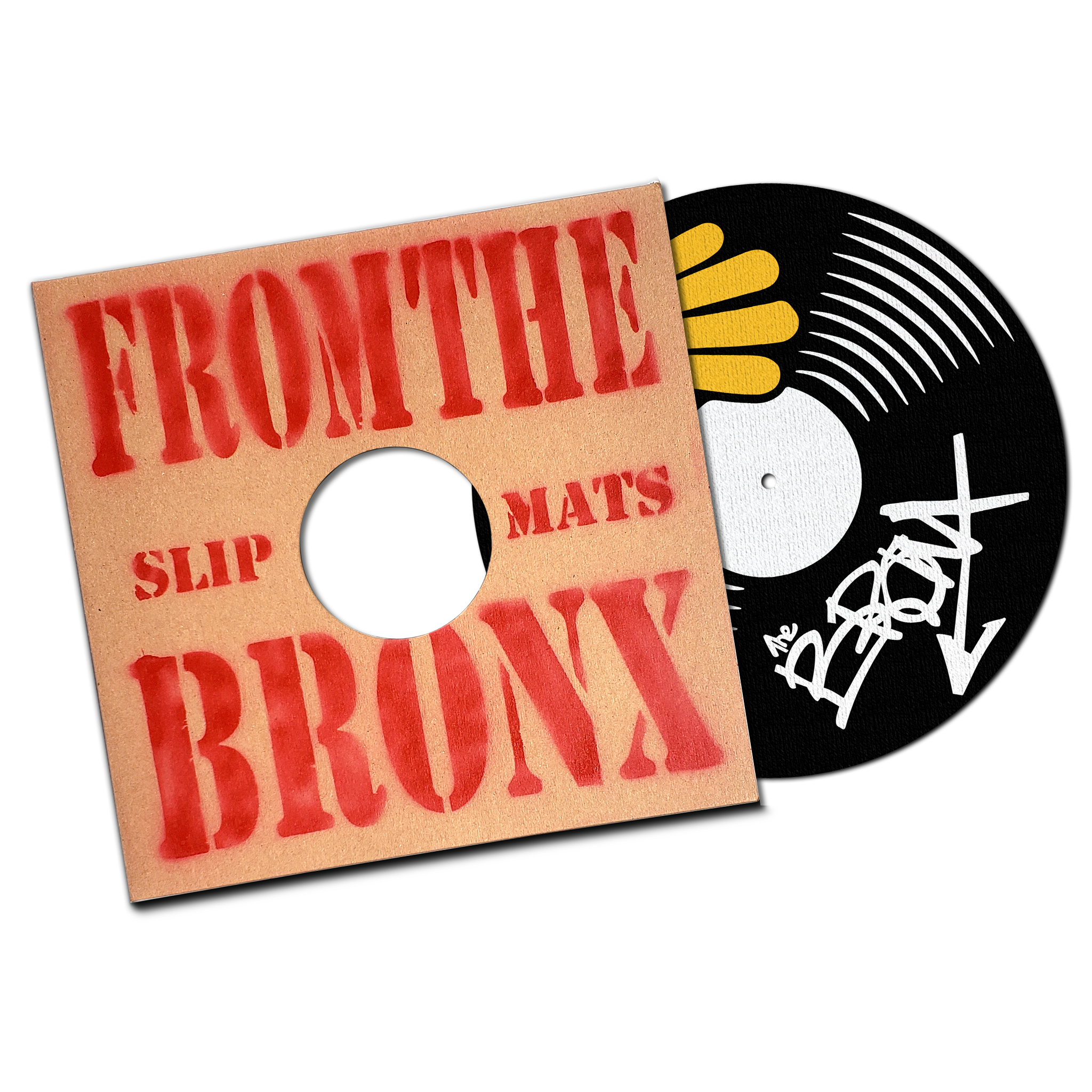 Bronx Scratch Slip Mat with Record Jacket