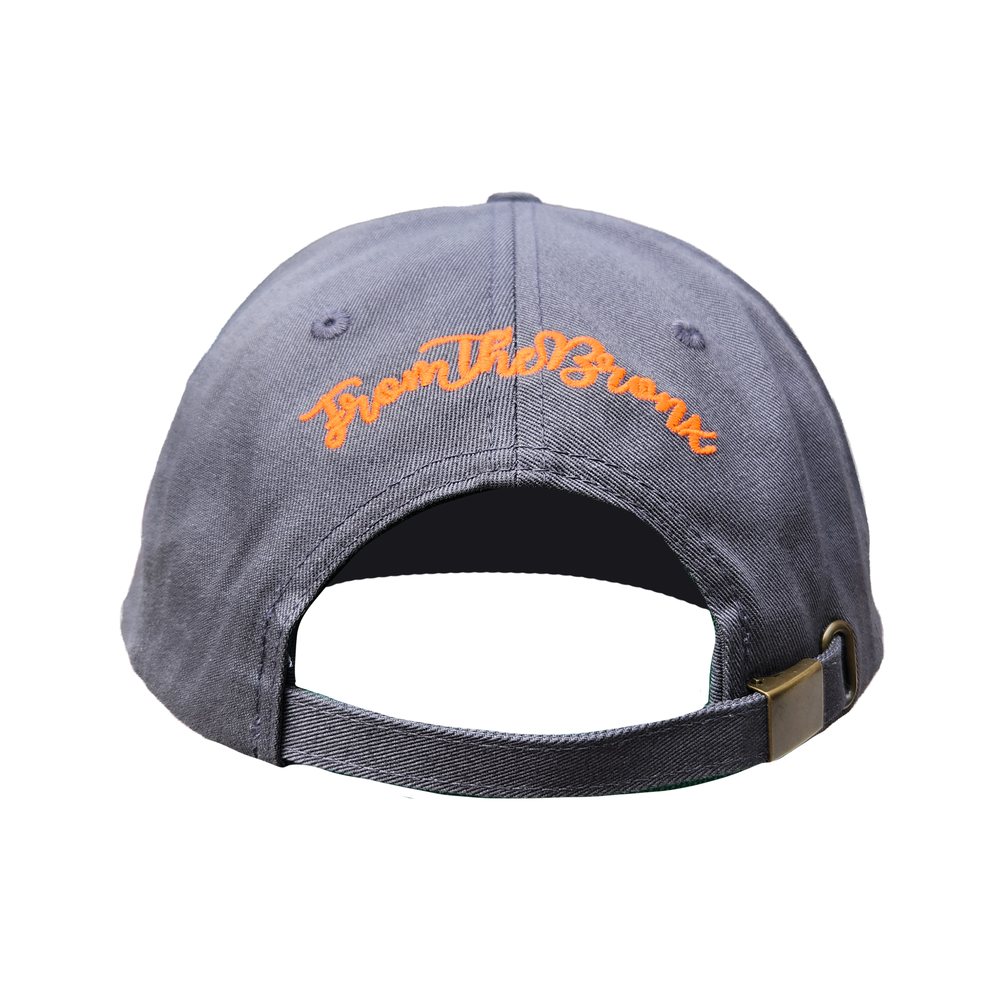 BX Wave Charcoal Dad Hat (Orange Logo) Back