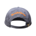 BX Wave Charcoal Dad Hat (Orange Logo) Back