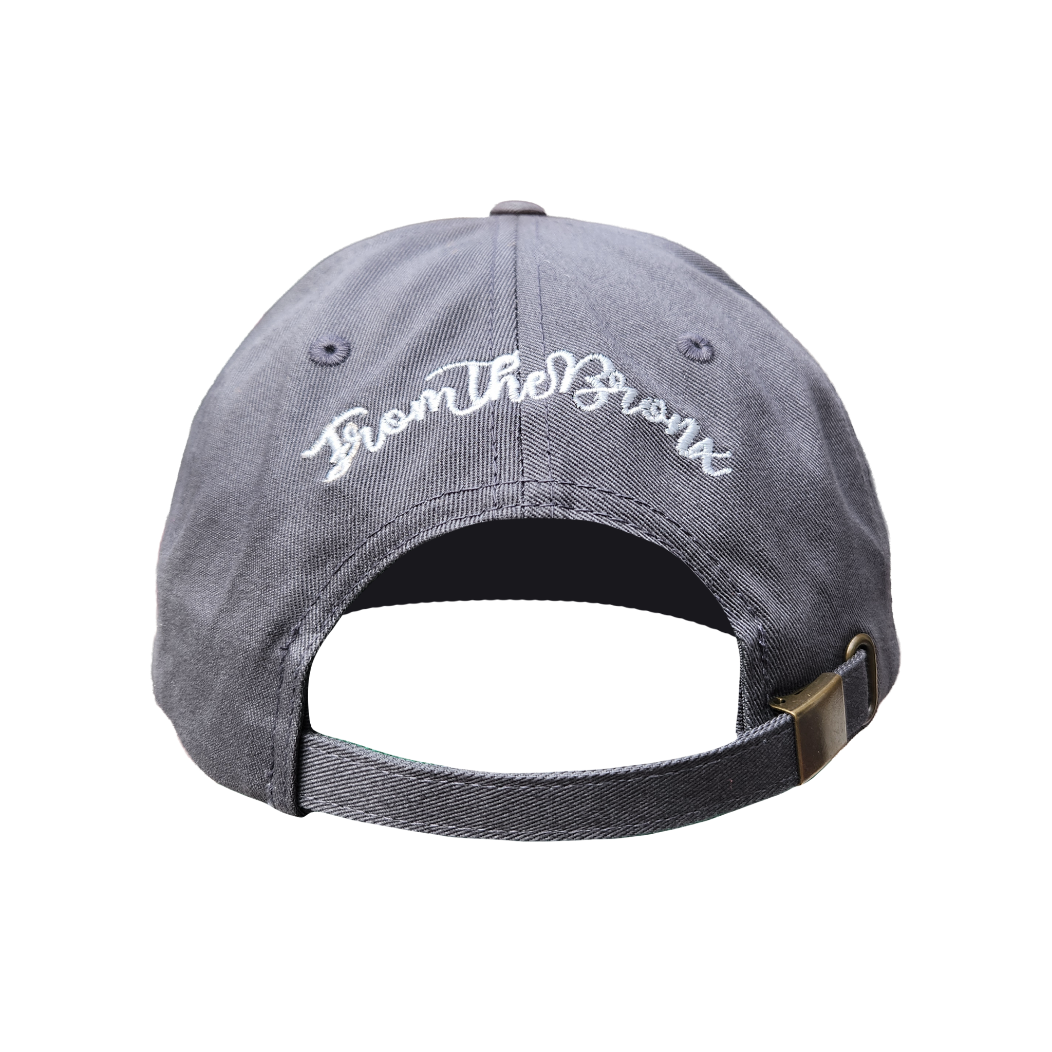 BX Wave Charcoal Dad Hat (Light Silver Logo) Back