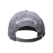BX Wave Charcoal Dad Hat (Light Silver Logo) Back