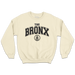 Bronx Collegiate Mid Weight Crewneck Bone White Front