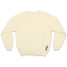 Bronx Collegiate Mid Weight Crewneck Bone White Back