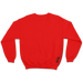 Bronx Collegiate Mid Weight Crewneck Red Back