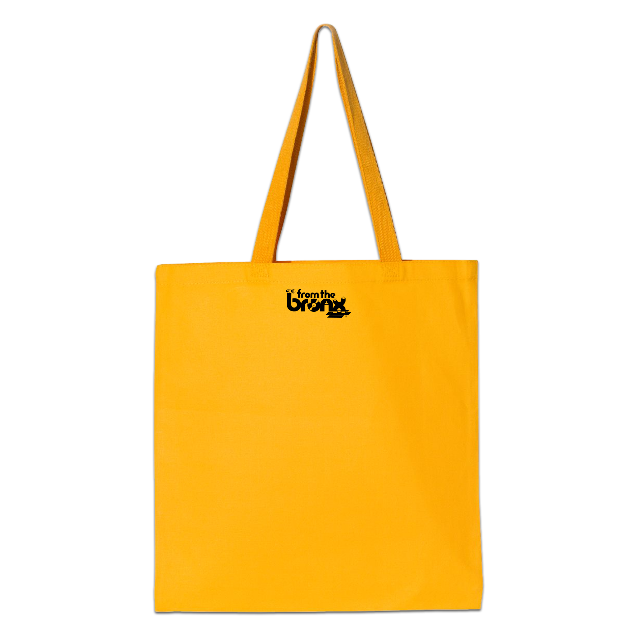 Bronx Collegiate Tote Back in Black on Gold