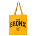 Bronx Collegiate Tote Front in Black on Gold