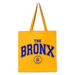 Bronx Collegiate Tote Front in Blue on Gold
