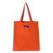 Bronx Collegiate Tote Back in Blue on Orange