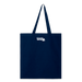 Bronx Collegiate Tote Back in White on Navy Blue