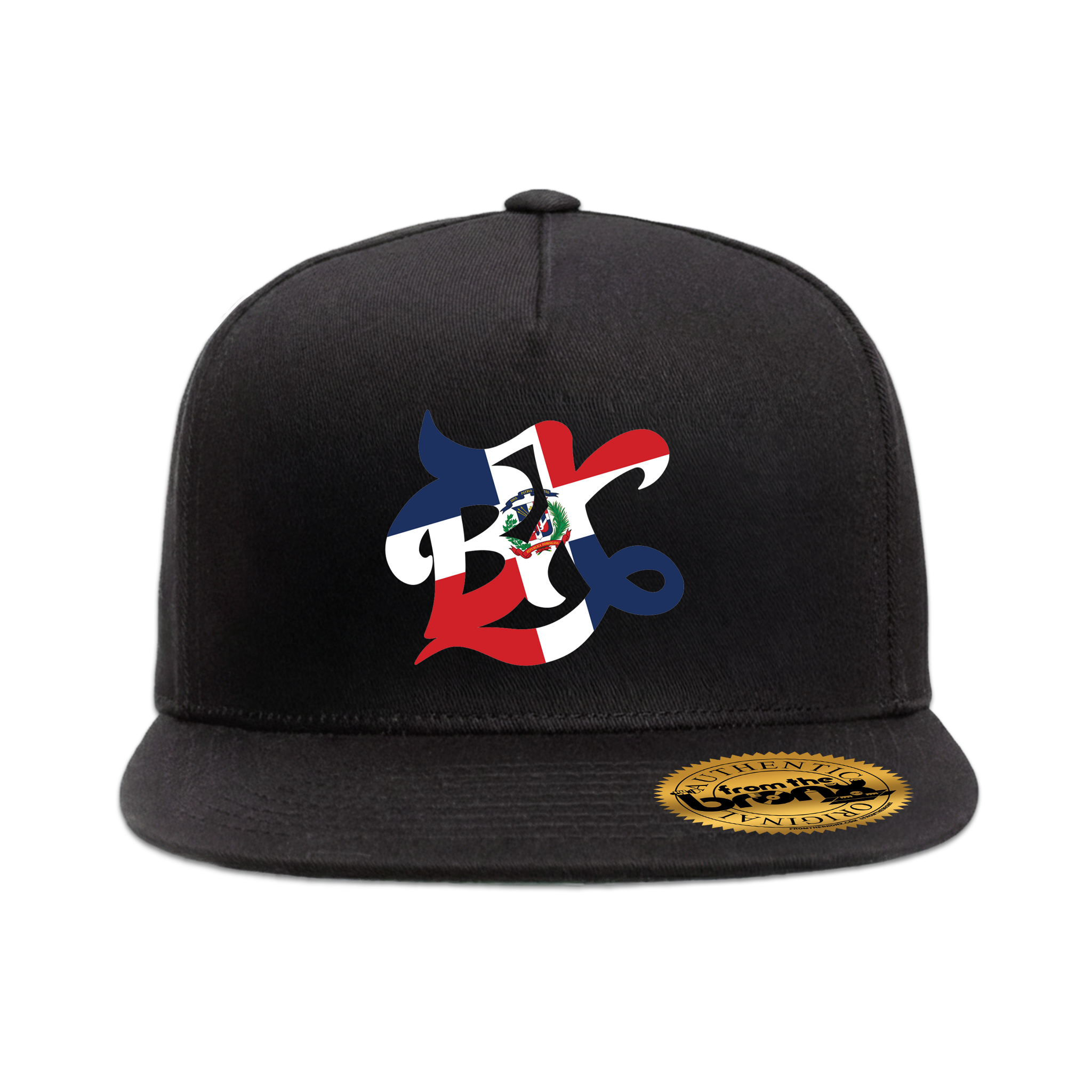 BX Wave Quisqueya Black Snapback Front